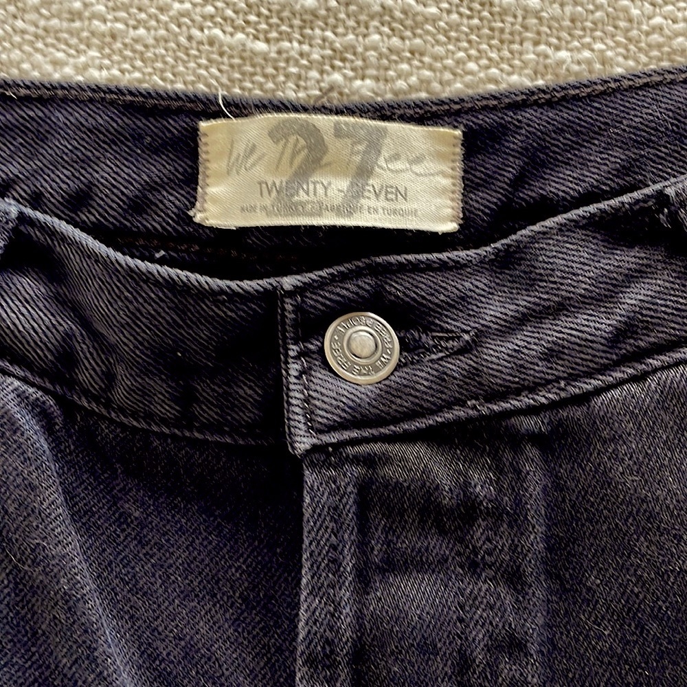 Free People High Rise Black Jeans